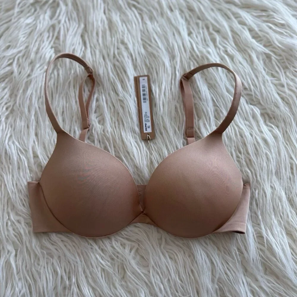 Skims Ultimate Push up Plunge Bra Clay Size 30C - Picture 2 of 8